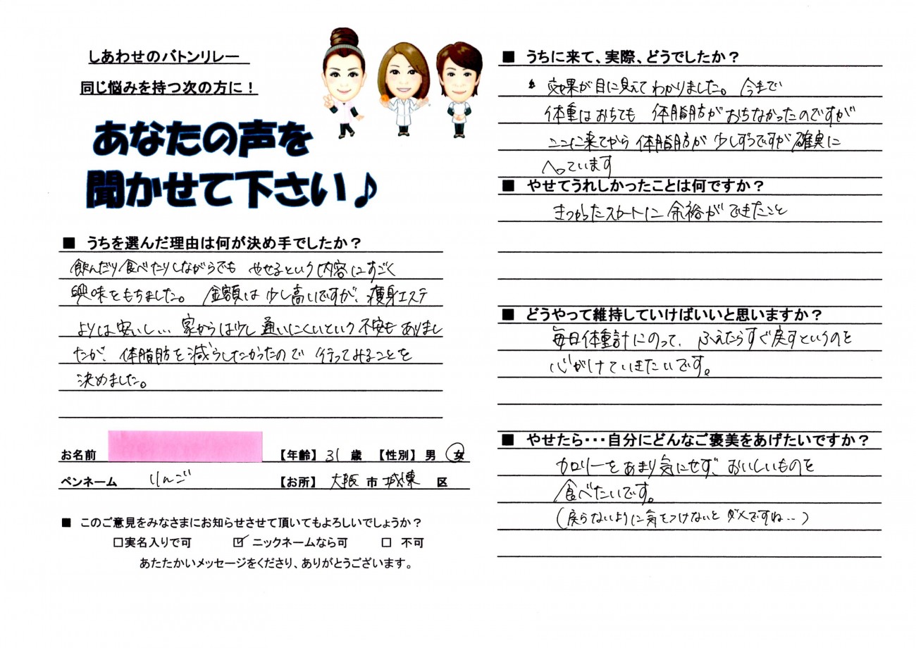 りんご様 31歳 大阪市城東区